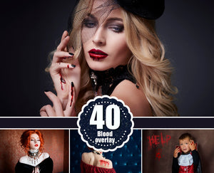 40 Blood wounds, scars overlays, blood splatter, horror, halloween, Photoshop, photo editing, realistic vampire, bruise, png