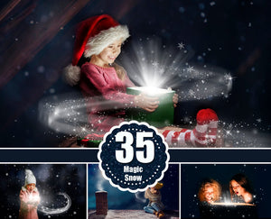 35 Magic snow star, shine, overlays, Christmas New Year, Holiday overlays, digital backdrop, winter, Photoshop Mix Overlays, Bokeh png