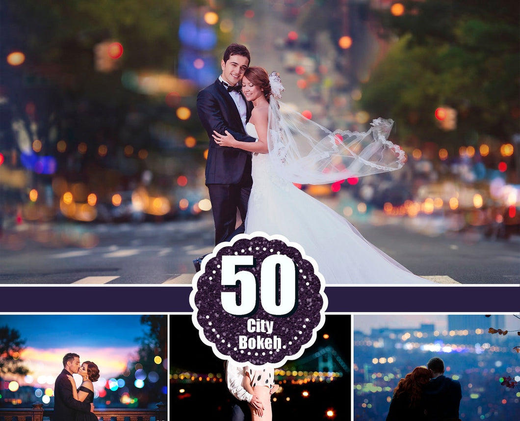 50 City Bokeh Light Overlays, Digital Backdrop, Holiday Party Wedding Lights, Overlays Photoshop, Digital Background Backdrop Texture jpg