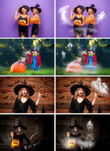 Load image into Gallery viewer, 35 Ghost Halloween overlay, ghosts, fog, magic fog, mist fog, Sheet ghost, Flying ghosts, Spooky Overlays, Photoshop overlay, Party png