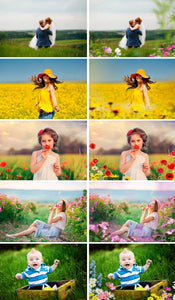 65 flower Photo Overlays, Photoshop Overlays, Digital Backdrop, Foreground Elements, digital overlays, summer session, png file