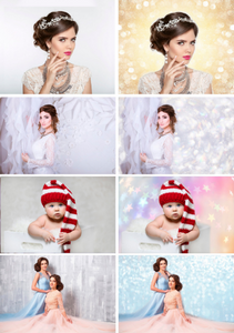 45 Digital Backdrop background texture bokeh, Photoshop overlays, Christmas holliday lights, Wedding, photo session, jpg