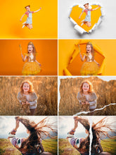 Load image into Gallery viewer, 35 Torn Paper Overlay, Photo Digital Overlays, Torn edge border, Photoshop Backdrop Effect, dust, Scratches, Digital background, png