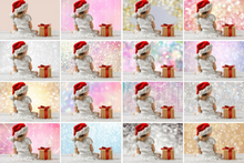 Load image into Gallery viewer, 45 Digital Backdrop background texture bokeh, Photoshop overlays, Christmas holliday lights, Wedding, photo session, jpg