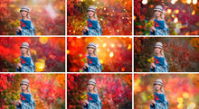 Load image into Gallery viewer, 40 autumn backdrop background texture bokeh, autumn overlay, lights, Photoshop, Сhristmas, holliday, wedding, photo session, jpg