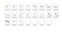 Load image into Gallery viewer, 10 Majestic unicorn horse overlays, realistic animal, white horse, Photoshop overlay, fantasy, magic, fairy, star Digital Overlays, png