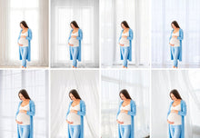 Load image into Gallery viewer, 35 White Curtains, Digital Photo Backdrop, Portrait photo texture, wedding, white curtain, background, maternity, pregnant photo, baby, jpg