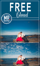 Load image into Gallery viewer, FREE cloud sky Photo Overlays, Photoshop overlay