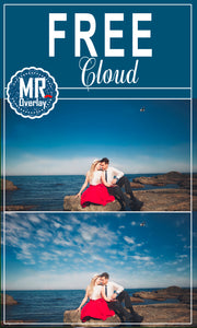 FREE cloud sky Photo Overlays, Photoshop overlay