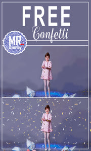 FREE confetti photo overlays, Photoshop overlay