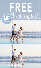 Load image into Gallery viewer, FREE Water splash photo Overlays, Photoshop overlay
