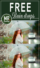 Load image into Gallery viewer, FREE rain rainbow Photo Overlays, Photoshop overlay