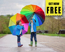 Load image into Gallery viewer, FREE summer rain Photo Overlays, Photoshop overlay