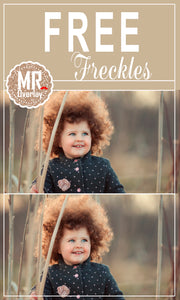 FREE freckles Photo Overlays, Photoshop overlay