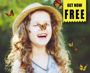 FREE butterfly Photo Overlays, Photoshop overlay