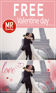 FREE Valentine day Overlays, Photoshop overlay