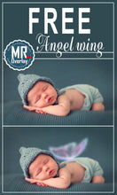 Load image into Gallery viewer, FREE angel magic wings Photo Overlays, Photoshop overlay