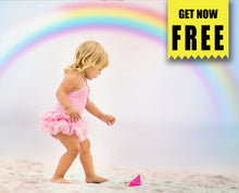 Load image into Gallery viewer, FREE rainbow Photo Overlays, Photoshop overlay