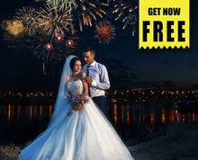Load image into Gallery viewer, Free fireworks Photo Overlays, Photoshop overlay