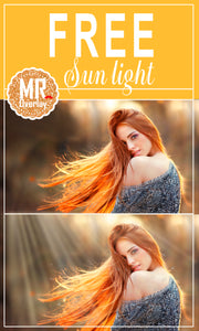 FREE sun light  rays Photo Overlays, Photoshop overlay
