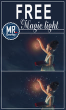 Load image into Gallery viewer, FREE magic light Photo Overlays, Photoshop overlay