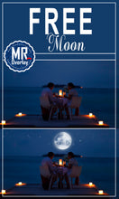 Load image into Gallery viewer, FREE moon star Photo Overlays, Photoshop overlay