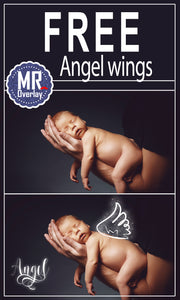 FREE angel wings Photo Overlays, Photoshop overlay