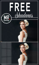 Load image into Gallery viewer, FREE shadows Photo Overlays, Photoshop overlay
