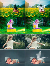 Load image into Gallery viewer, 15 Angel butterfly magic wings Photo Overlays, Photography Overlay, Photography Photo Prop, Digital Download, png file
