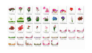 35 Flower rose Photo Overlays Photography Overlays for Photoshop, INSTANT DOWNLOAD, Photography Textures, png file
