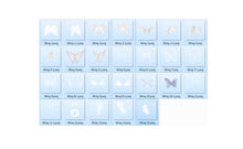 Load image into Gallery viewer, 10 Angel butterfly magic fairy wings Photo Overlays, Photoshop Overlay, White Angel Wings, Wedding, Newborn baby photoshoot effect png file