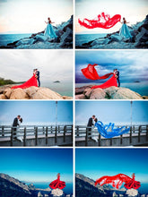 Load image into Gallery viewer, Flying fabric dress Photo Overlays, Photoshop Overlay, flowing cloth, flying silk satin, wedding, Overlay Extensions png file