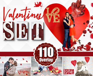 110 Valentine Valentine's day Photo overlays, heart, love, romantic, petals, wedding, wordart photoshop overlay, background, Heart Textures