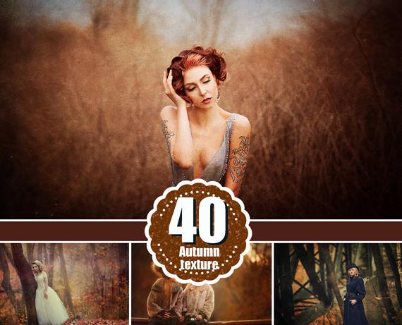 40 Autumn textures, Photoshop Overlays, Autumn digital paper, Digital Background texture, Fine Art Textures, brown gold jpg file