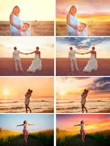 55 sunset sky, skies overlay, beach, realistic, romantic, english, pastel Sky, Photoshop Overlays, Gold Collection cloud, jpg