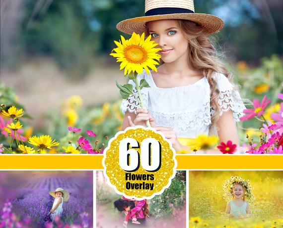 60 Flower grass petals bubbles butterfly Photo Overlays, Photo Overlays, wedding baby overlays, photo editing tool, png file