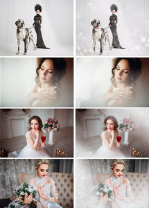 25 Wedding glamour fashion art boudoir bokeh, Photoshop Overlays, Digital Background Backdrop, mist, fume, color atmosphere, png file